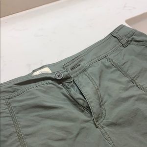 Army Green Cargo Capris